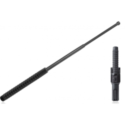 Porra extensible acero negro reforzado e.s.p. 60 cm mango antideslizante.