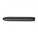 Black steel expandable baton (rigid rubber)