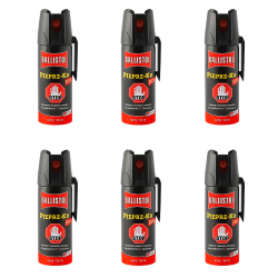 Lote de 6 botes espray pimienta chorro liquido 50ml