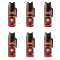 Lote de 6 botes espray pimienta chorro liquido 50ml