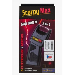 Scorpy max 500.000v con spray pimienta