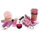 Set de llavero Autodefensa 12 piezas Rosa