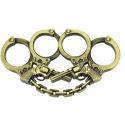 Puño americano revolver dorado