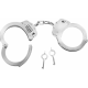 Handcuffs stainless steel. Double block system