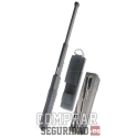 PORRA EXTENSIBLE TITANIO Y POLICARBONO ENFORCER 22"- 55 cm con puntera kubotan rompecristales